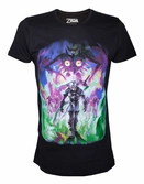 ZELDA - T-Shirt Majoras Mask DARK LINK - Black - MEN (L)