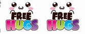ANIME - Mug - 300 ml - Free Hugs
