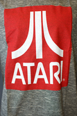 T-Shirt Atari : Logo rouge/gris - XXL