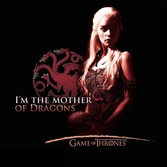 GAME OF THRONES - T-Shirt Mother Of Dragons Homme (M)