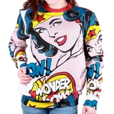 WONDER WOMAN - Sweat Wonder Pop Art (L)