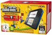Console 2DS noire & bleue New Super Mario Bros 2