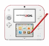 Console 2DS rouge & blanc Tomodachi Life