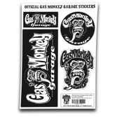 Stickers Officiel Gas Monkey Garage - Planche 20x30 cm