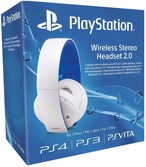 Casque sans fil 2.0 Blanc pour PS4 - PS3 - PS Vita - PC - Mobiles