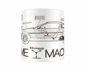 Mug Retour Vers Le Futur : Plan DeLorean "Time Machine" - 300 ml
