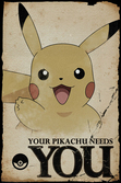 POKEMON - Poster 61X91 - Pikachu Needs You