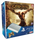 PS3 Ultra Slim Blanche + Manette et jeu God Of War Ascension - 500 Go