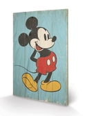 DISNEY - Impression sur Bois 40X59 - Mickey Mouse Retro