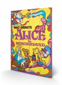 DISNEY - Impression sur Bois 40X59 - Alice in Wonderland 1974