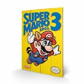 NINTENDO - Impression sur Bois 40X59 - Super Mario Bros 3