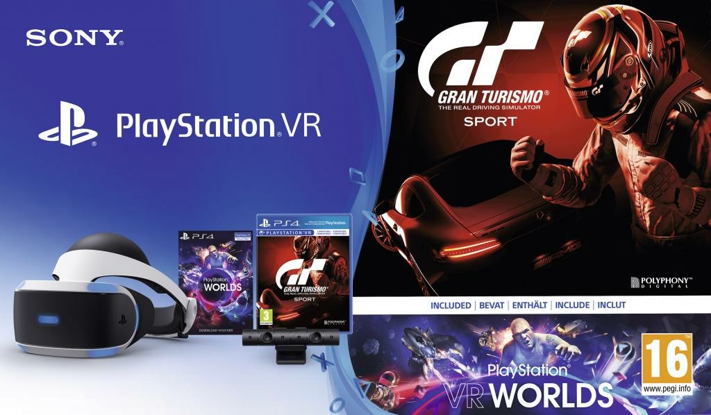 Sony, PlayStation, Avec Casque VR PS4 + PS Camera + VR Worlds
