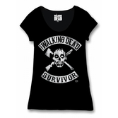 THE WALKING DEAD - T-Shirt Survivor - GIRL (L)