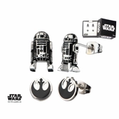 Boucles d'oreille STAR WARS R2D2/Alliance Rebelle