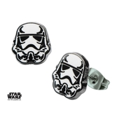 STAR WARS - Boucles d'oreilles Stormtrooper émaillées