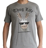 Lapins cretins - t-shirt thug life (m)