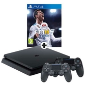 Console PS4 Slim + FIFA 18 + 1 Dualshock 4 V2 - 1 To