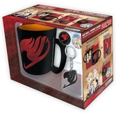 FAIRY TAIL - Coffret Cadeau (Mug + Porte-Clés + Badges)
