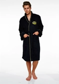 DC COMICS - Peignoir - Logo Batman - Adulte - Taille Unique