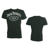 JACK DANIEL'S - T-Shirt - Black Old N° 7 Logo Men (S)