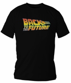 BACK TO THE FUTURE - T-Shirt - Logo - Black (XXL)