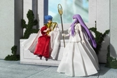 Pack 2 Figurines Saint Seiya God Abal + Athena