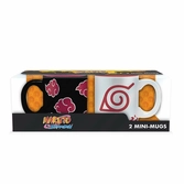 NARUTO SHIPPUDEN - Set 2 Mini-Mugs - Akatsuki and Hokage