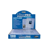 Pages Classeur Ultra Pro  Display 9-Pocket Silver Series x 100