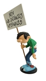 Figurine Gaston Lagaffe : Non aux cadences infernales - 29 cm