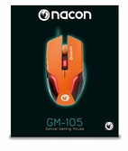 Souris Gaming Optique Nacon GM-105 Orange - PC