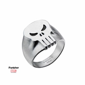 Bague Acier Inoxydable Marvel : The Pinisher - Taille 62