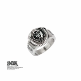 Bague Acier Inoxydable Sons of Anarchy : SAMCRO Faucheuse - Taille 60