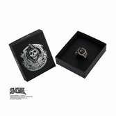 Bague Acier Inoxydable Sons of Anarchy : SAMCRO Faucheuse - Taille 67