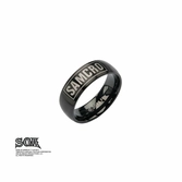 Bague Acier Inoxydable Sons of Anarchy : SAMCRO Noire - Taille 60