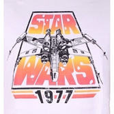 T-Shirt Star Wars 40 ans : X-Wings 1977 Blanc - XXL