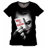 BATMAN - T-Shirt Joker Why so Serious (L)