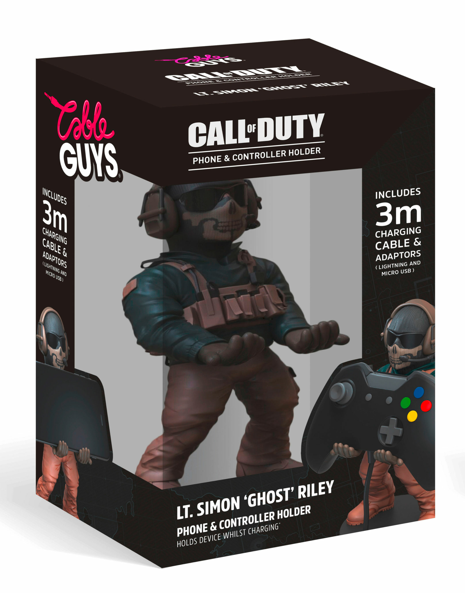 Cableguys Figurine Gaming Call of Duty Lt. Simon “Ghost” Riley