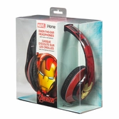 Casque Marvel Filaire avec Arceau Réglable + Micro - Iron Man