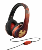 Casque Marvel Filaire avec Arceau Réglable + Micro - Iron Man