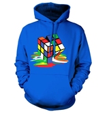 Sweatshirt Rubik's Cube : Cube en Fusion Bleu - XXL