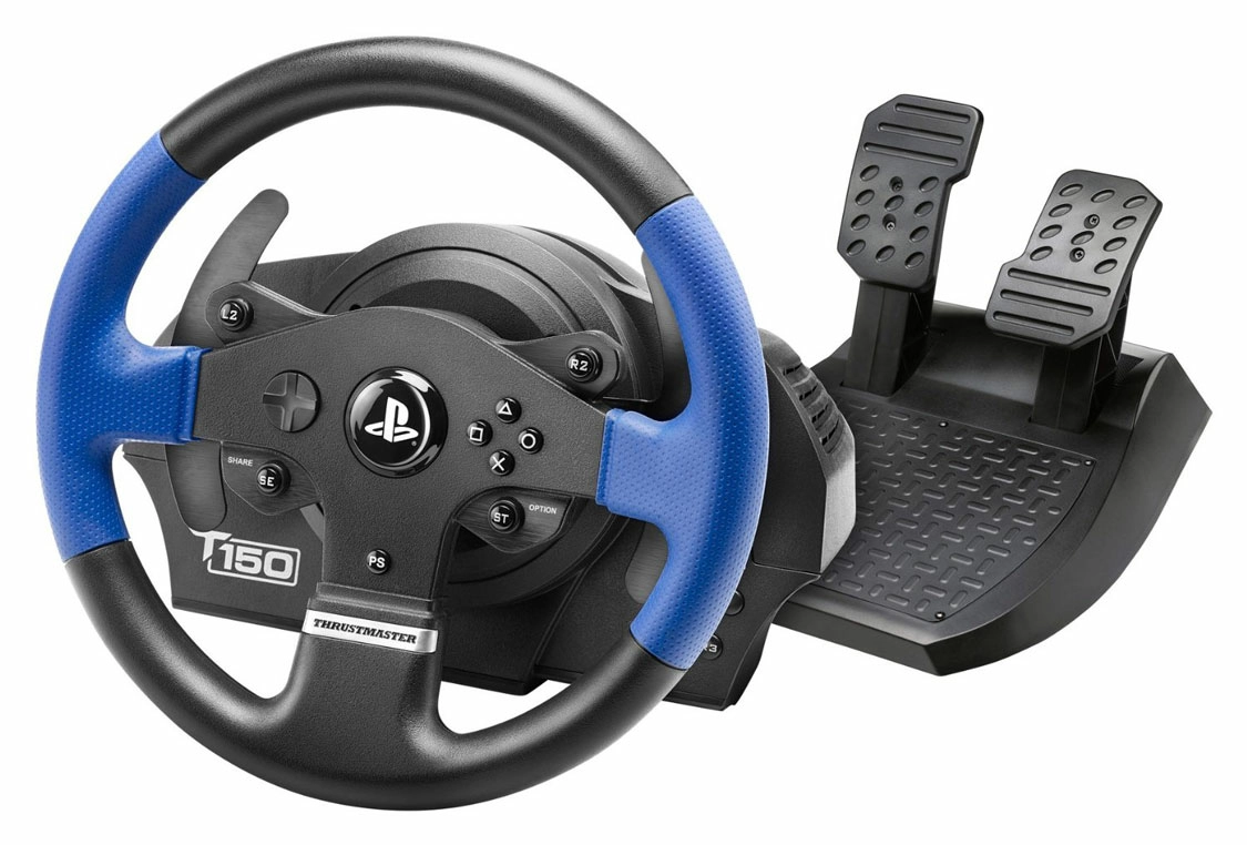 Thrustmaster T150 Volant retour de Force + Pédalier PS4 PS3 PC
