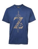 T-Shirt Imitation Jeans The Legend of Zelda : Logo Z Usé - M