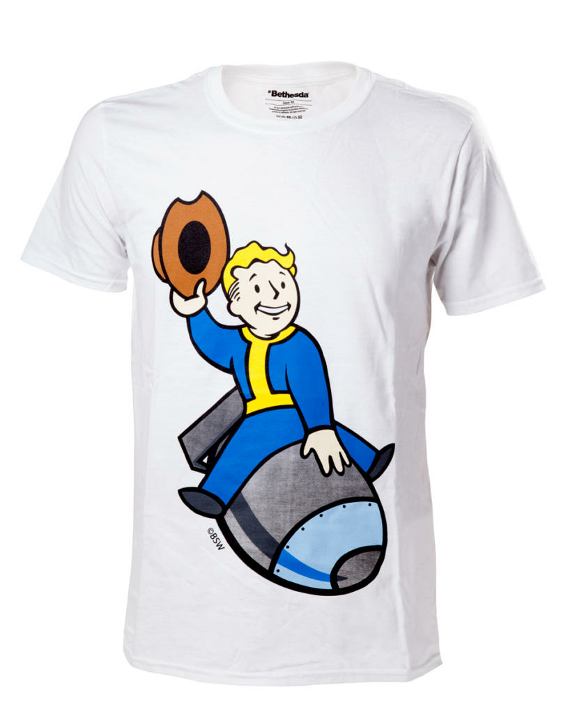 T-Shirt Fallout 4 Vault Boy Bomber - Taille XL : Référence Gaming