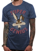 T-Shirt Looney Tunes : Super Genius - S
