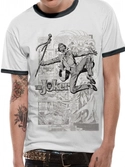 T-Shirt DC Comics : Le Joker Rétro - XXL