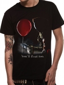 T-Shirt Ça : Pennywise Ballon rouge - M