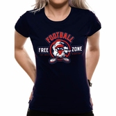 T-Shirt Femme Looney Tunes : Anti-Football - XL