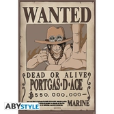 One piece - poster 91x61 - wanted ace