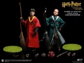 HARRY POTTER - Figurines Film 1/6 - Harry & Draco Quidditch Twinpack