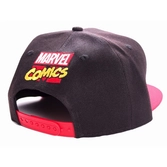 Casquette Snapback Marvel - Logo Noir/Rouge